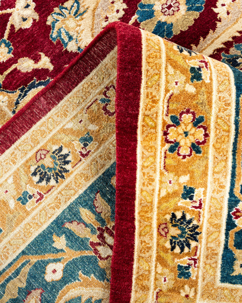 Mogul, One-of-a-Kind Hand-Knotted Area Rug Red, 8' 2" x 10' 5"