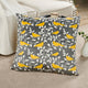 Canary Pillow Cover 2 Piece Set,Gray/Lemon, 26" X 26"