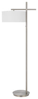 Cal Lighting LA-8039FL Laval 62" Tall Floor Lamp - Brushed Steel