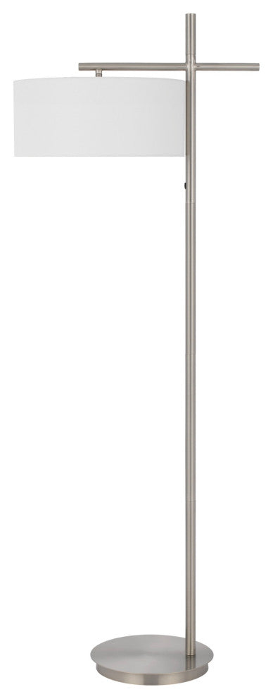 Cal Lighting LA-8039FL Laval 62" Tall Floor Lamp - Brushed Steel