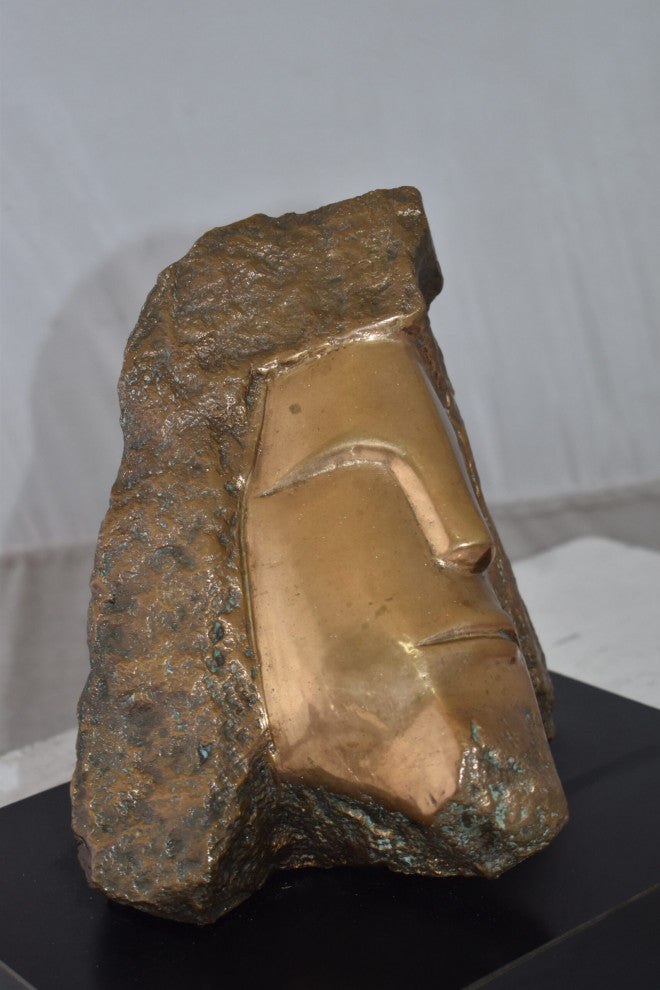 Original Marilyn Newman Bronze Statue Titled the Pharoah Size: 40" x 27" x 23"