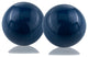 Bola Classic Blue Sphere, 3"D, Set of 2