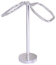 Two Ring Oval Guest Towel Holder, Satin Chrome