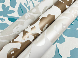 Brushstroke Floral Wallpaper