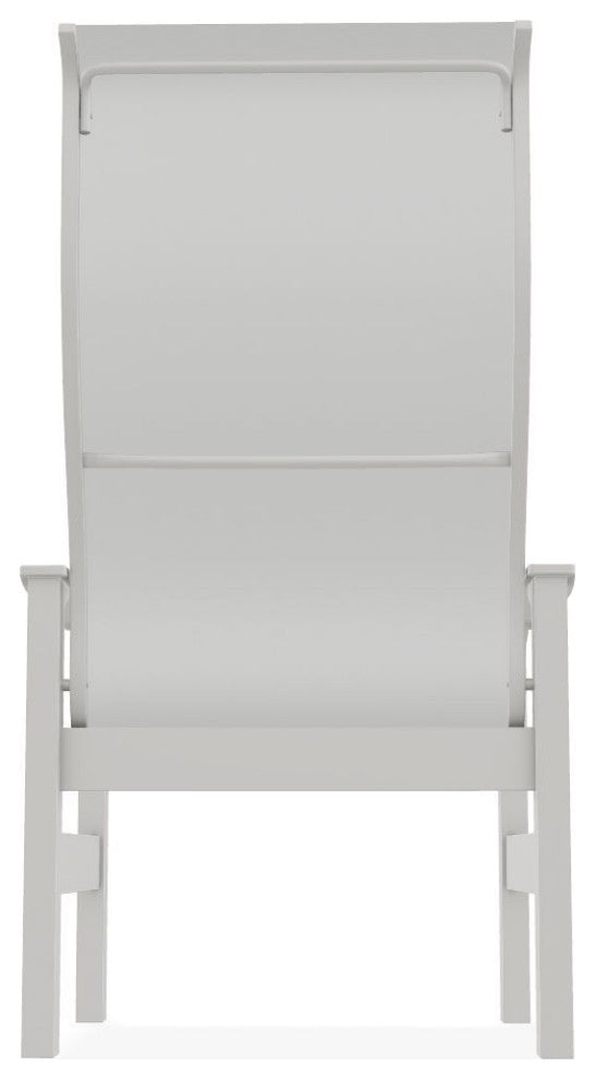 Leeward Sling Outdoor Supreme Armchair, White/Snow