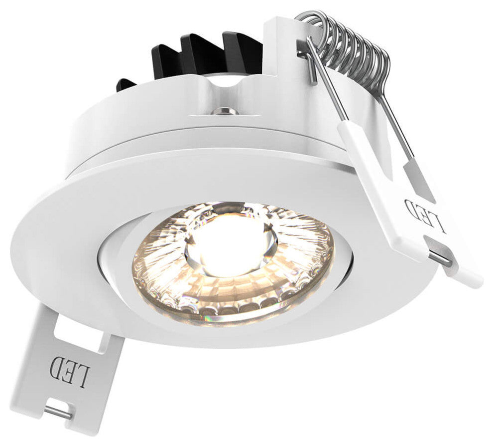 Scope 2" Round Recessed LED Gimbal Light 5CCT