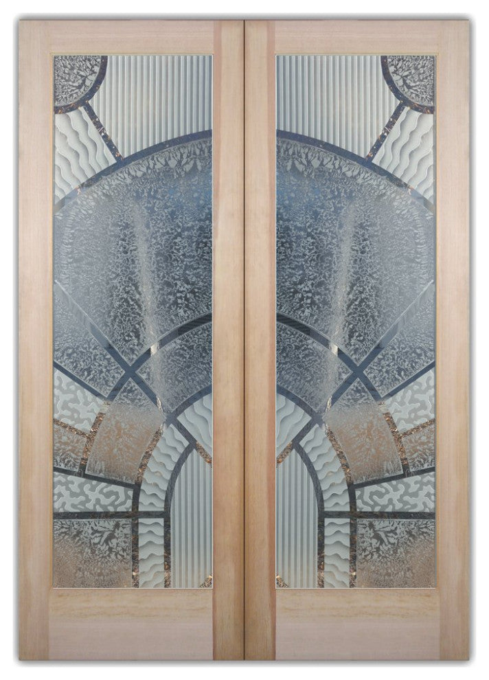 Interior Prehung Door or Interior Slab Door - Matrix Arcs - Primed - 30" x...