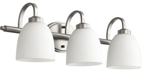 Reyes 3-Light Vanity Fixture, Classic Nickel