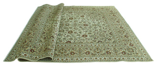 Super Vintage Distressed Ercan Ivory/Beige Rug, 7'8 x 11'7