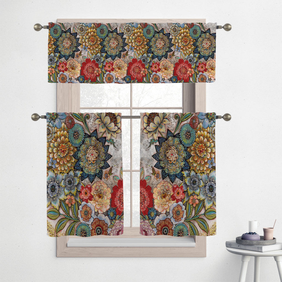 Boho Bouquet Kitchen Tier Set