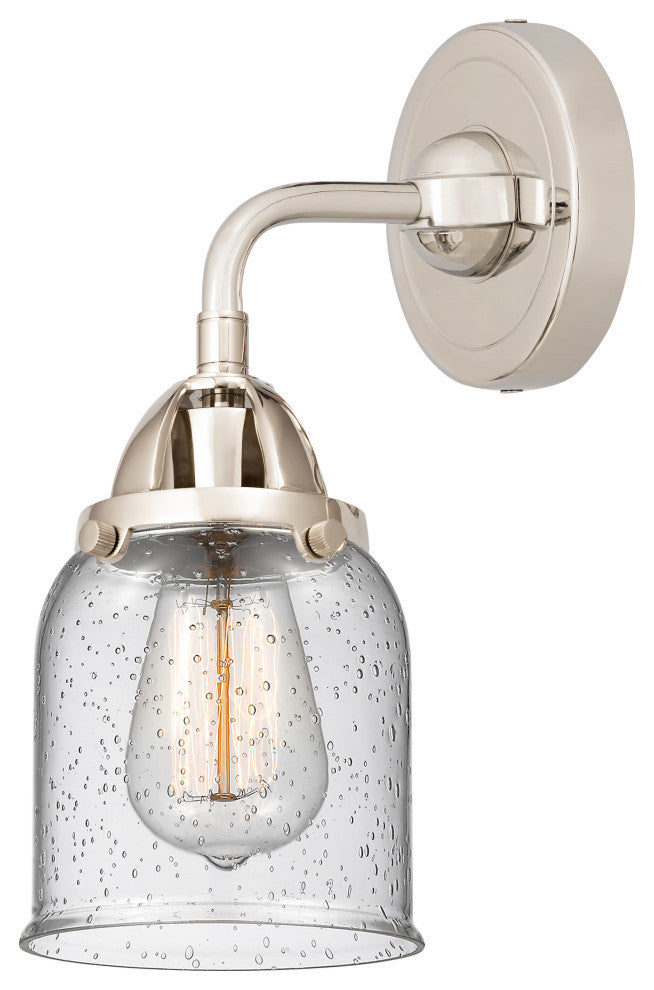 Small Bell Sconce, Polished Nickel, Seedy, Seedy