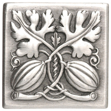 Autumn Squash Knobs, Antique-Style Pewter