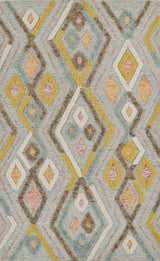 Momeni Allegro Hand Tufted Wool Multi Area Rug 5' X 8'