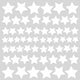 Glow in the Dark Stars Peel and Stick Wall Decals, 60-Piece