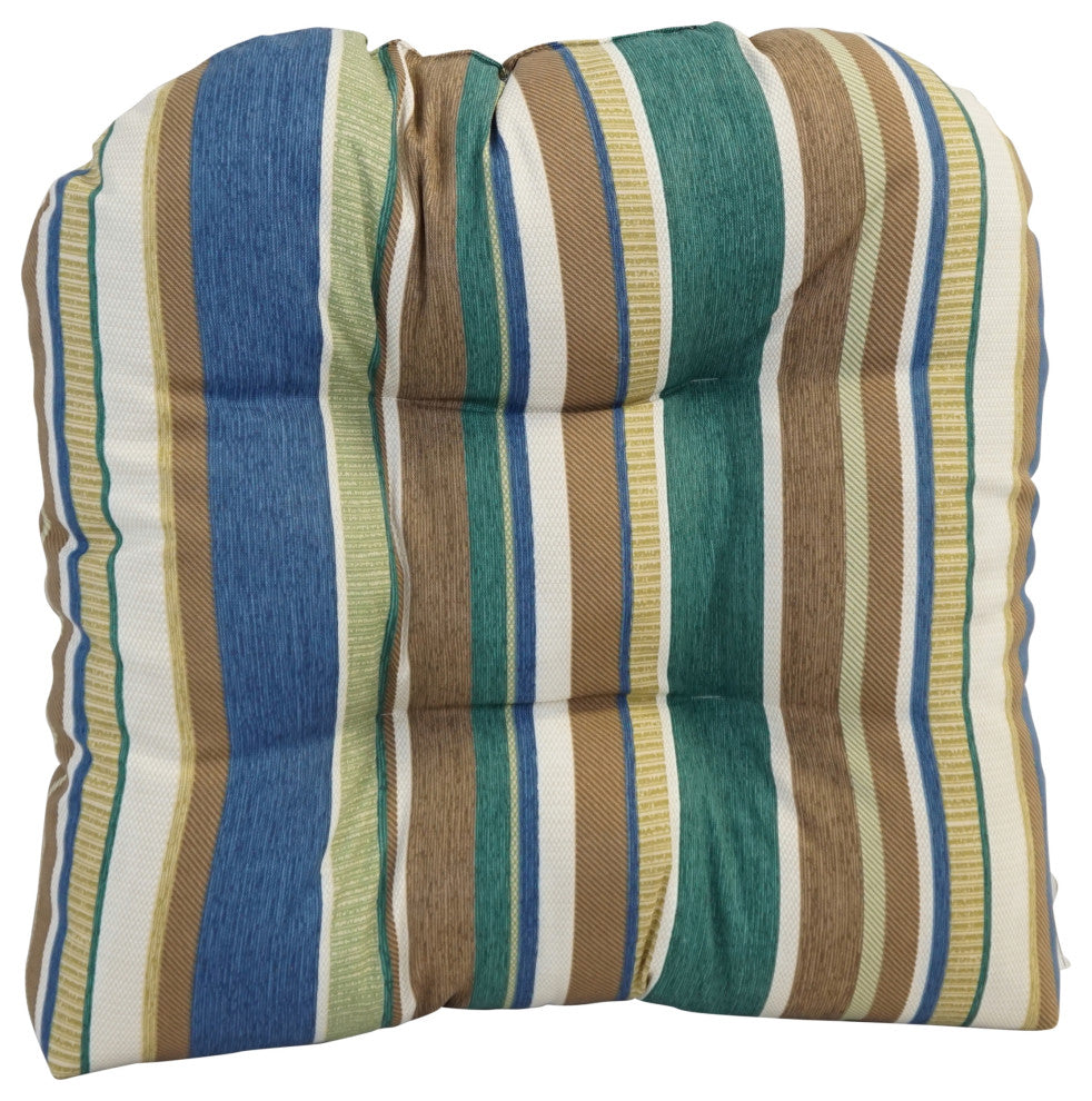 19" U-Shaped Dining Chair Cushions, Set of 2, Coltrane Chambr