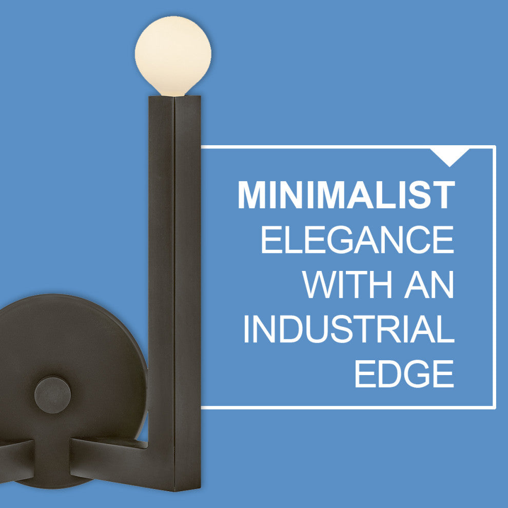 Hinkley Ezra Wall Sconce, Black Oxide