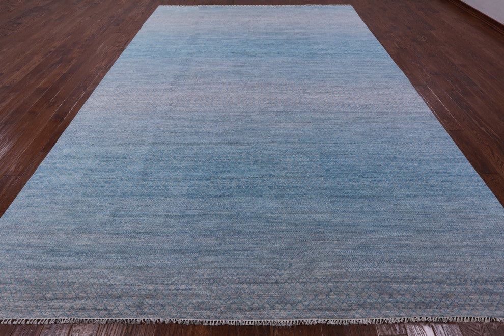 Savannah Grass Handmade Wool Rug 10' 1" X 14' 2" - Q13410