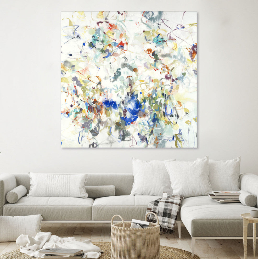 Party Time III - 84 x 84 by Lisa Ridgers