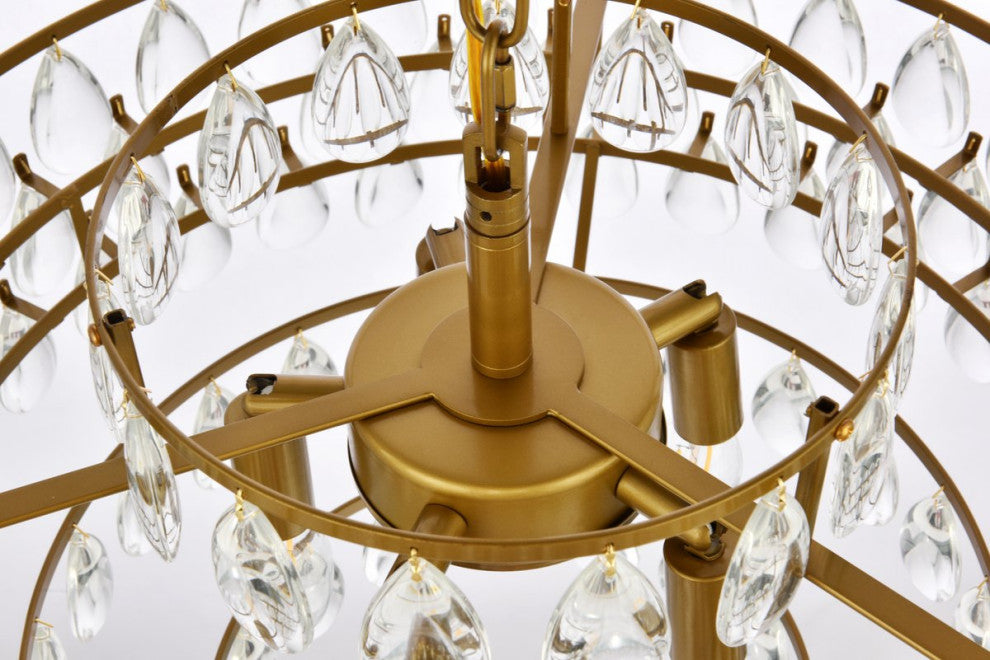 Murphy 20" Pendant, Brass