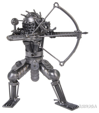 Metal Predator With Bow and Arrow