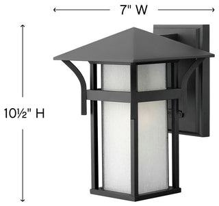 Hinkley Lighting 2570 10.5"H 1 Light Lantern Outdoor Wall Sconce - Titanium