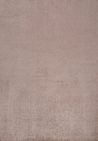 Haze Solid Low-Pile Runner Rug, Brown, 8 X 10