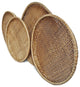 Bamboo Woven Round Tray, Large