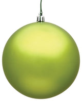 Vickerman N592573DMV 10" Lime Matte Ball Ornament