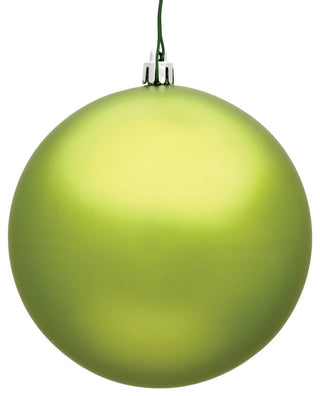 Vickerman N592573DMV 10" Lime Matte Ball Ornament