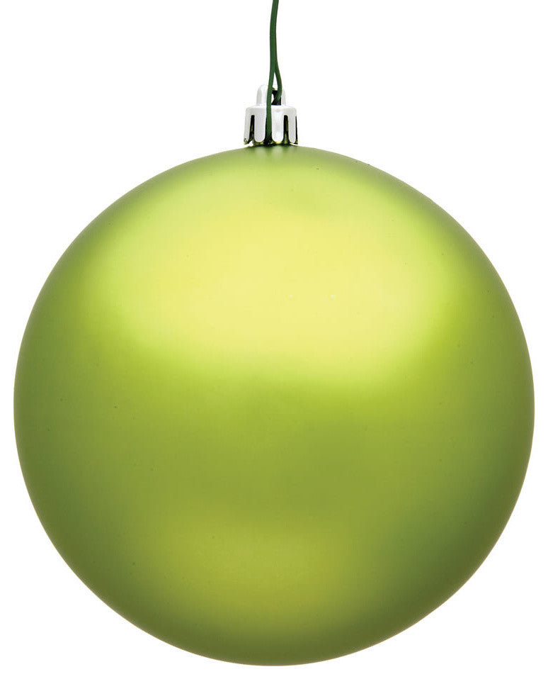 Vickerman N592573DMV 10" Lime Matte Ball Ornament