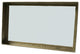 Gold Cast Aluminum Rectangular Mirror