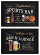 "Sports Bar" Collection By Debbie DeWitt, Printed Wall Art, Black Frame