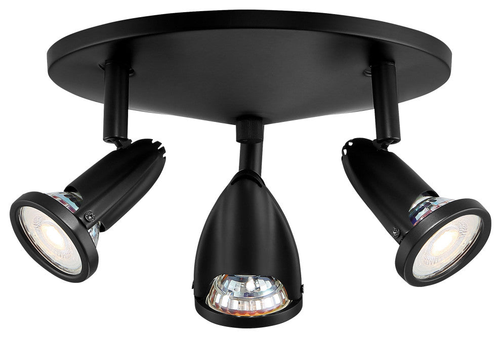 Cobra LED Spotlight Cluster in Black