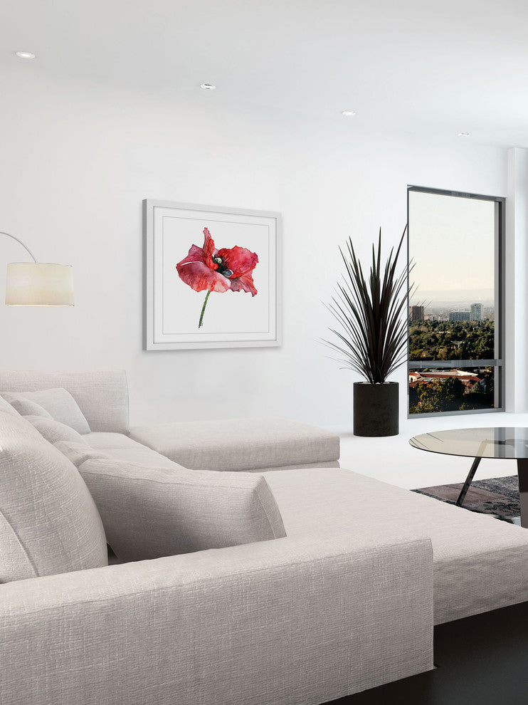 "Dressed In Red" Framed Print by Rachel Byler