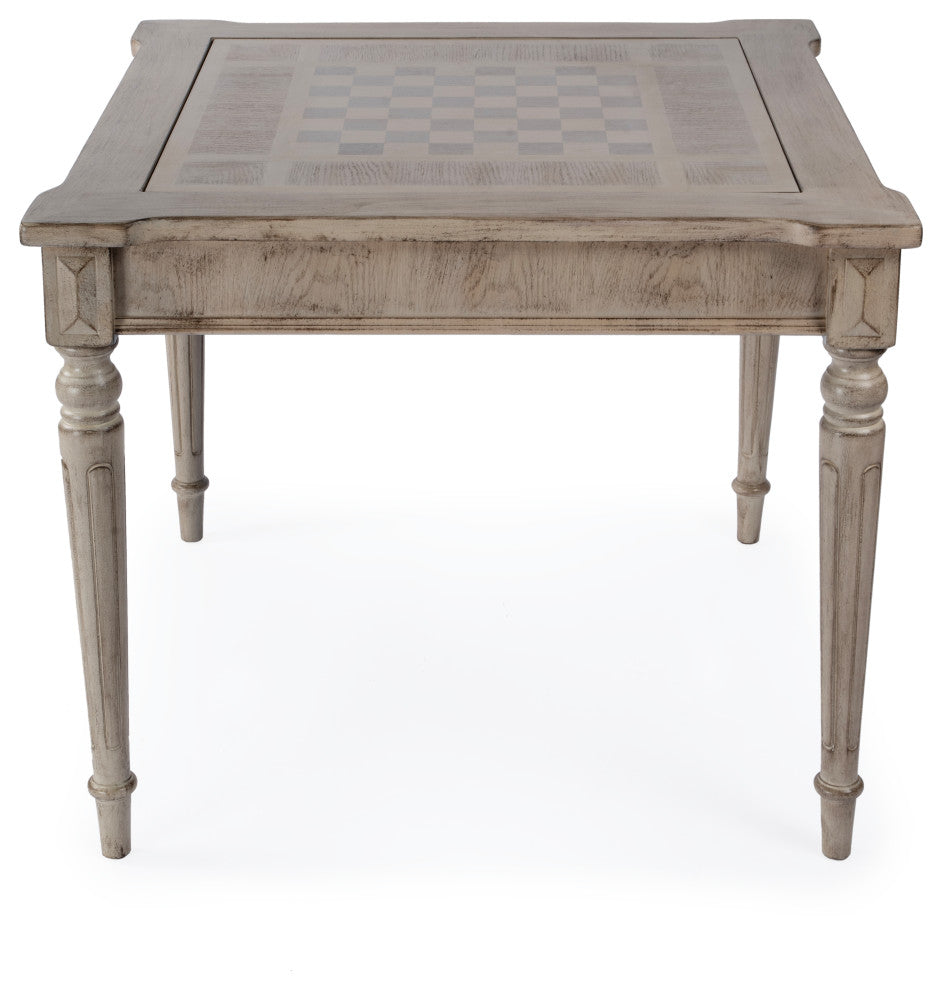 Vincent Multi-Game Card Table, Gray