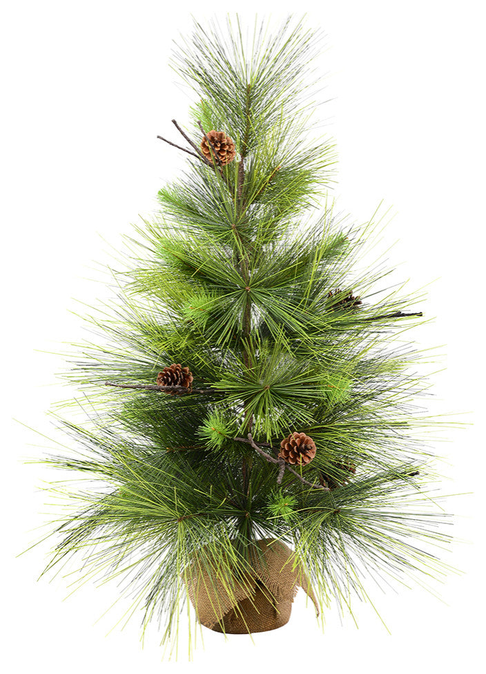 Boulder Pine Series Artificial Christmas Tree , Unlit, 4'