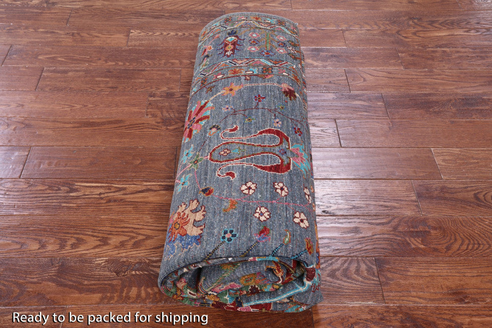 Persian Tabriz Handmade Wool Rug 6' 5" X 10' 3" - Q12199