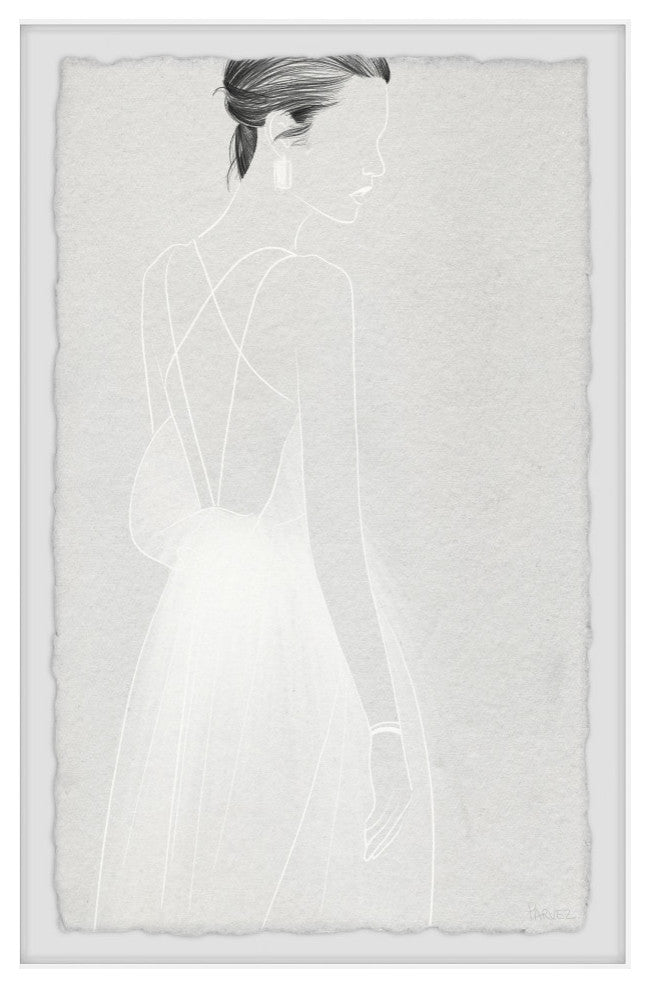 "The Prom Queen" Framed Painting Print, 12x18