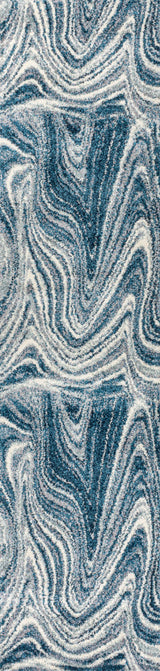 Eleni Contemporary Glam Abstract Marble Area Rug