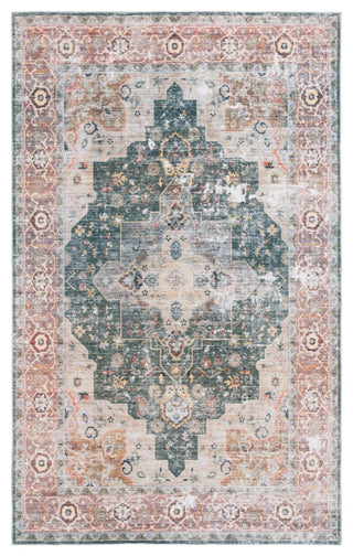 Safavieh Arizona Machine-Washable Collection ARZ126 Rug, Green/Light Brown, 9'x12'