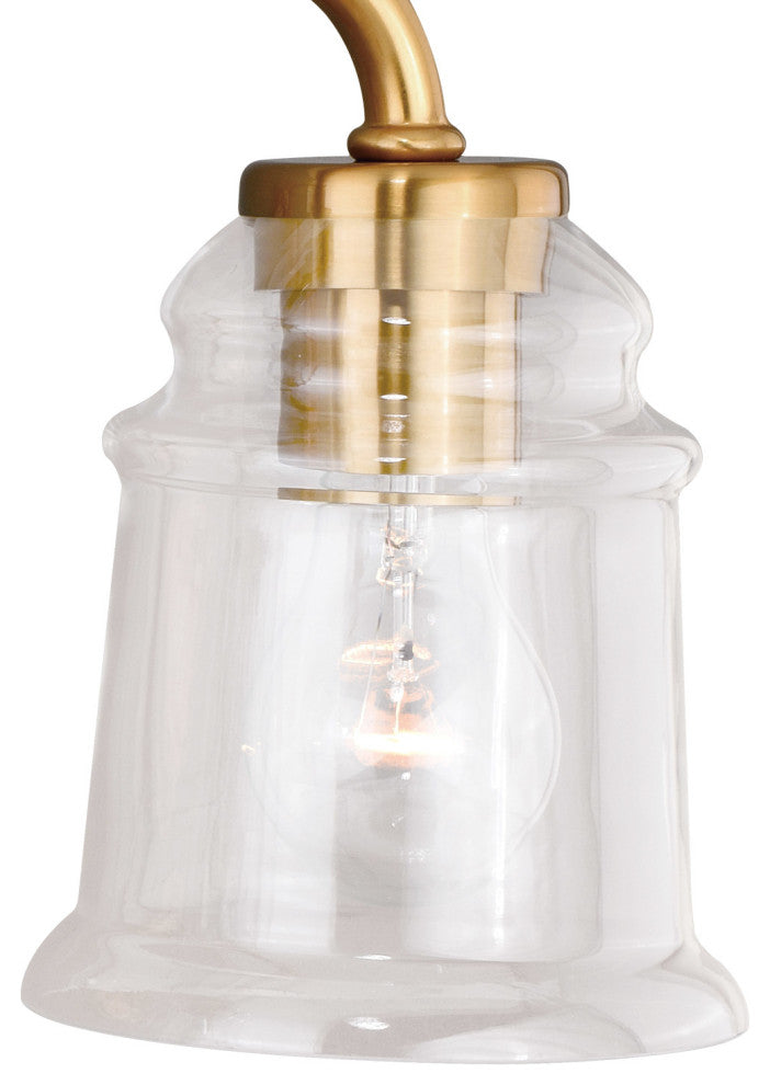 Toledo 3-Light Vanity Natural Brass