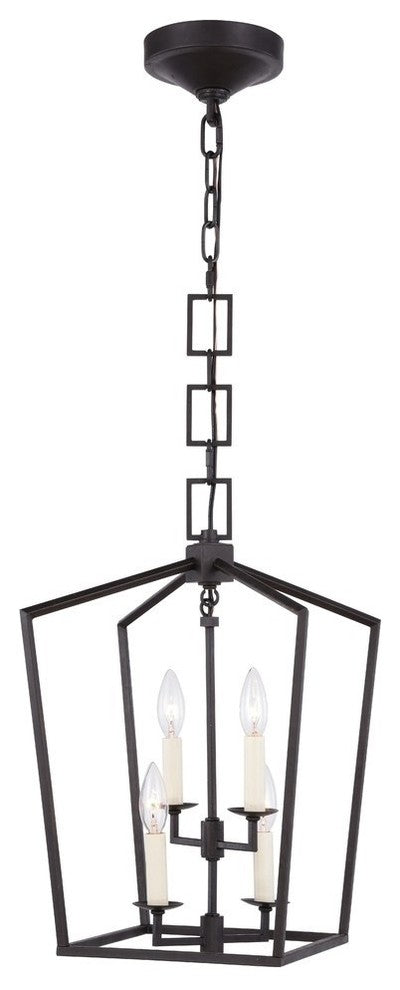 Elegant Lighting Denmark Collection Pendant, Vintage Bronze