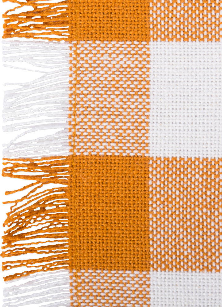 DII Assorted Pumpkin Spice Heavyweight Fringed Dishcloth, Set of 6