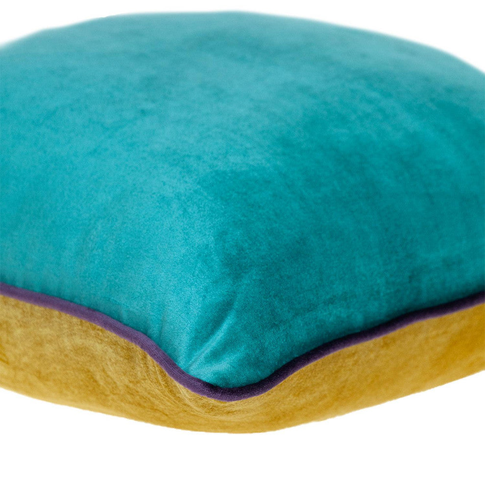 Parkland Collection Khole Aqua Throw Pillow