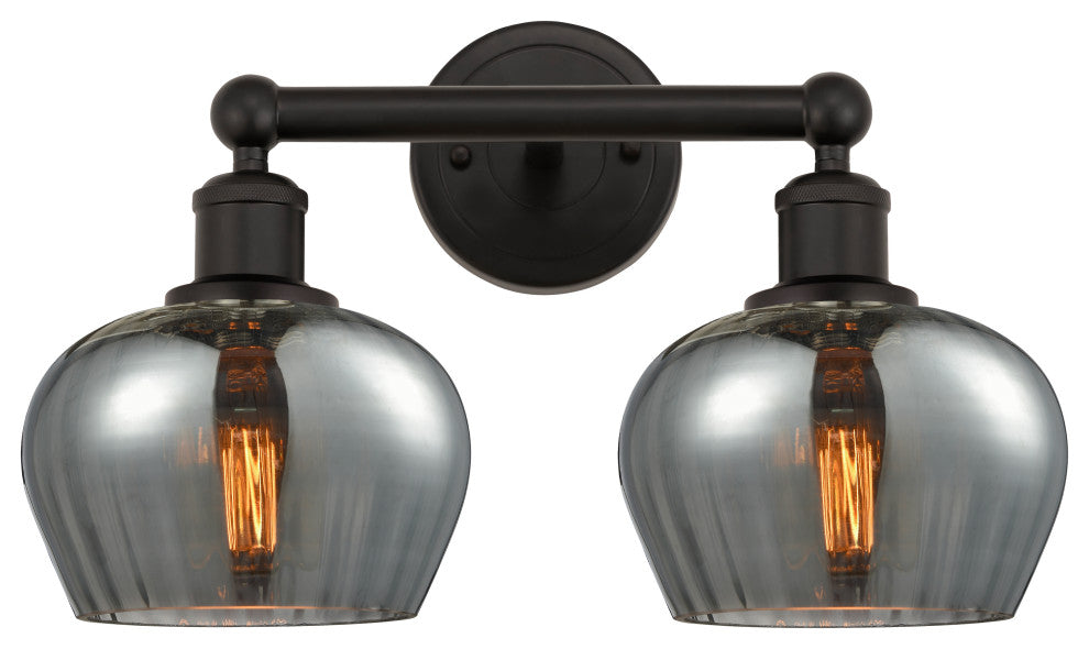 Innovations 616-2W-OB-G93 Fenton 2 Light 15.5" Vanity Light, Oil Rubbed Bronze