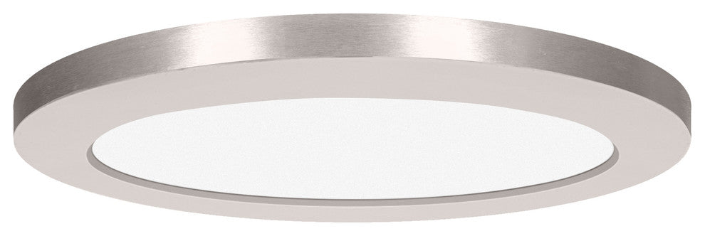Access Modplus Round 9" LED Flush, 120v, Steel/Acrylic - 20831LEDD-BS-ACR
