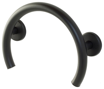 Life Line, Tub, Shower Valve Ring, Matte Black