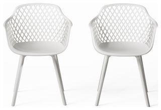 Poppy Outdoor Dining Chair, White