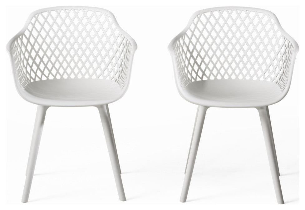 Poppy Outdoor Dining Chair, White