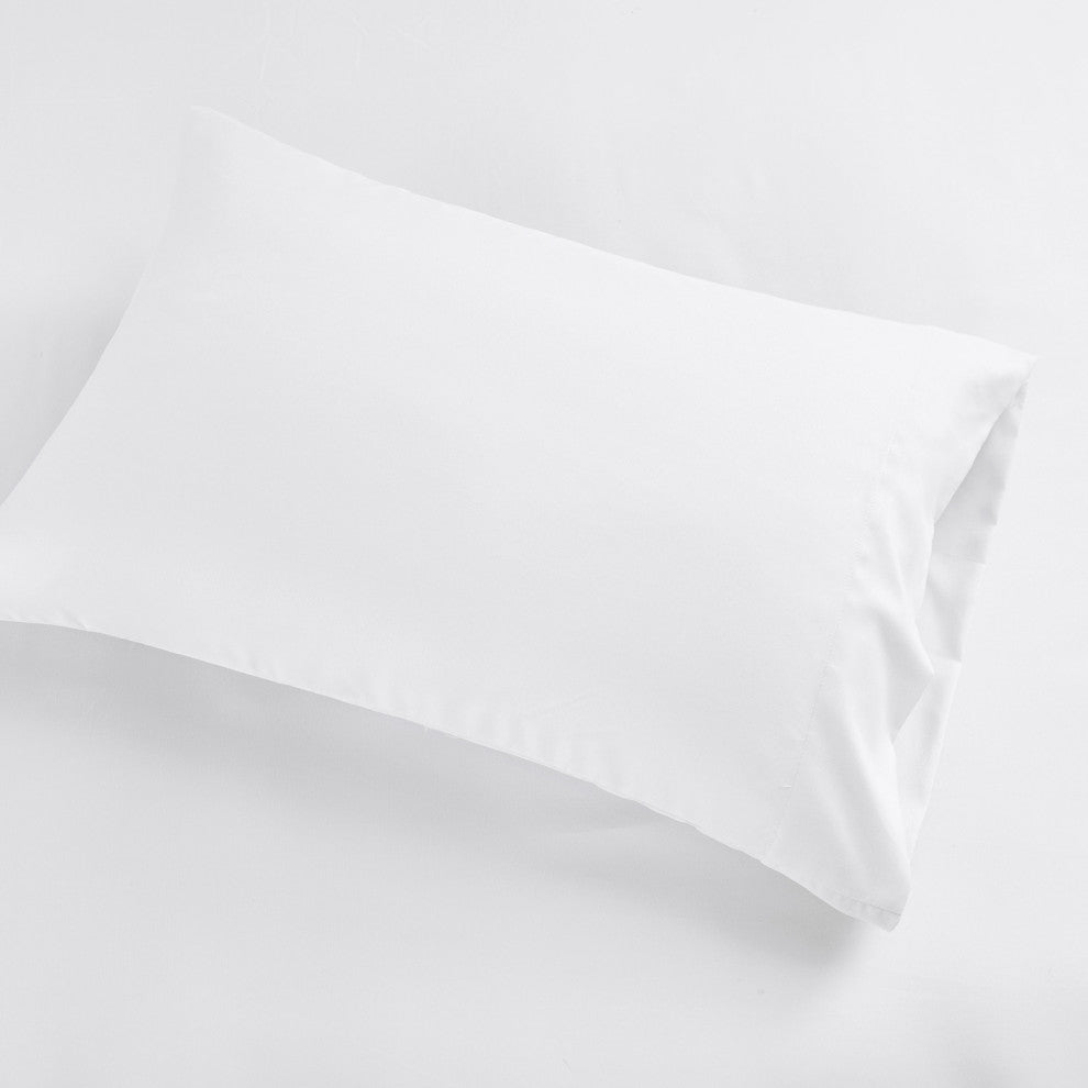 Intelligent Design Microfiber All Season Soft Touch Sheet Set, White